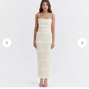 Size small ivory dress nwt